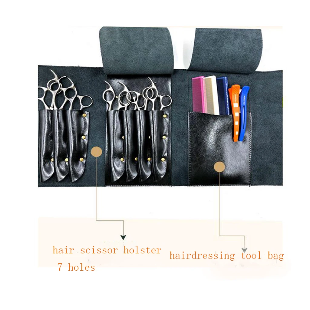 Professional Salon Shear Holder for Stylist Scissors Rack Holder Case Hair Clips Storage Bag Hairdressing Combs Organizer Pouch