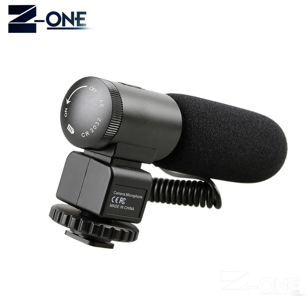 MIC-03 профессиональный конденсаторный Камера микрофон для цифровой однообъективной зеркальной камеры Canon EOS M2 M3 M5 M6 800D 760D 750D 77D 80D 5Ds R 7D 6D 5D Mark IV