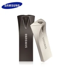 Original Samsung metal BAR PLUS usb flash drive 3.1 cle usb stick 256GB pendrive plus usb 3.0 high speed disk on key Pen Drive