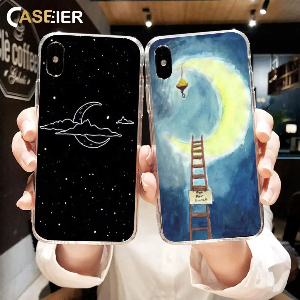 

CASEIER MaiYaCa Muslim Islamic Ramadan Phone Case For iPhone X XR XS MAX 7 8 6 6S Plus Moon Case For iphone 5 5S 5C SE 4 4S Capa