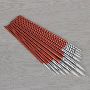

12pcs/set Nylon Hair Acrylic Paint Brushes DIY Artist Oil Painting Brush Watercolor Pen Paintbrush Professional Art Supplies