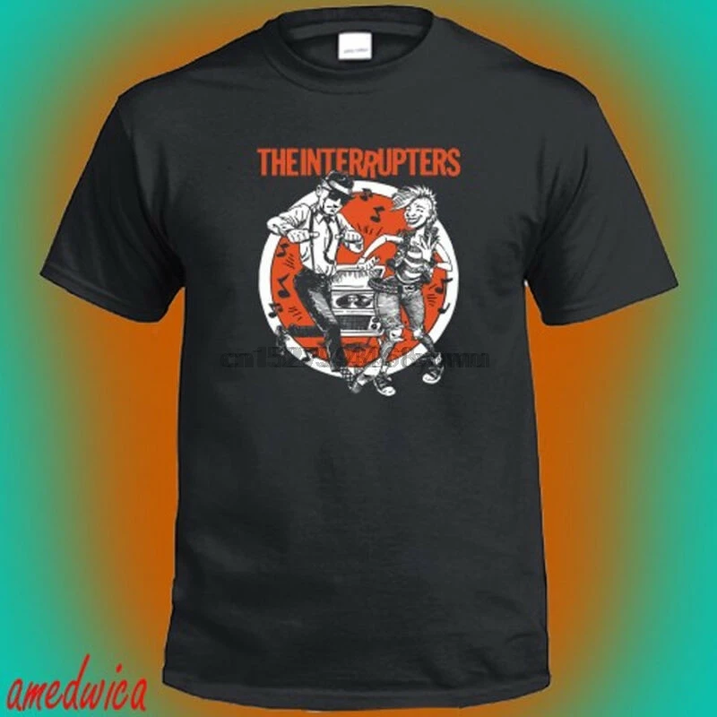 

The Interrupters American Ska Punk Band Logo Men Black T-Shirt