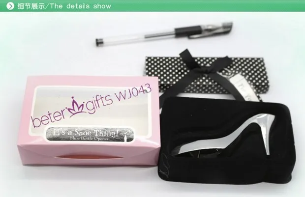 BETERGIFTS Cinderella Shoe Bottle Opener Wedding Souvenirs