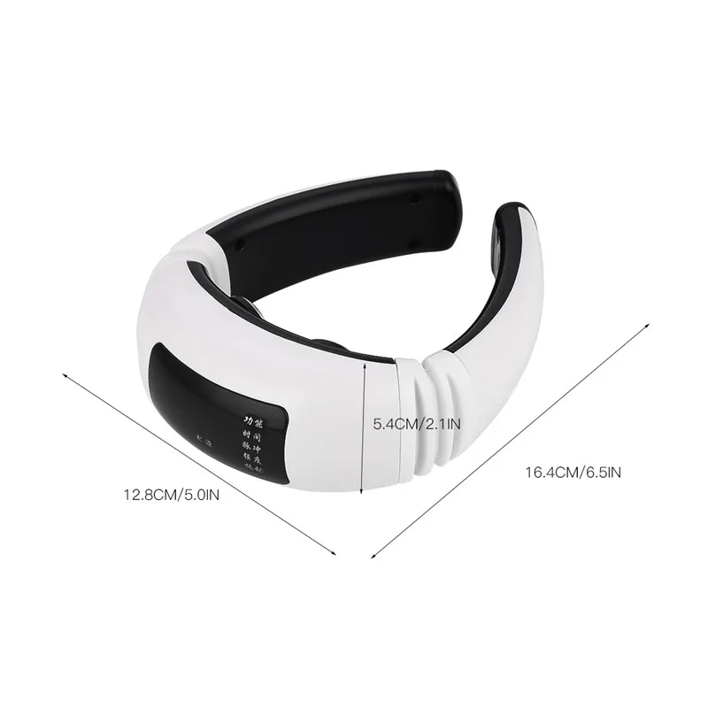 Massageador sem Fio Almofada de Pulso Controle Remoto Elétrica Pescoço Cervical Vértebra Ombro Massageador Amassar Acupuntura Terapia Magnética 14 High Quality Beleza e saúde