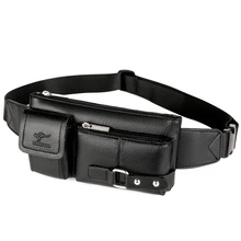 Luxury Brand Waist Bag Men Leather Fanny Pack Chest Bag Male Casual Belt Bags Sling Crossbody Bum Bag Belly Waist Packs Heuptas genuine leather men waist packs travel chest bag unisex belt bag men money belt shoulder bag bum crossbody bags for women purse