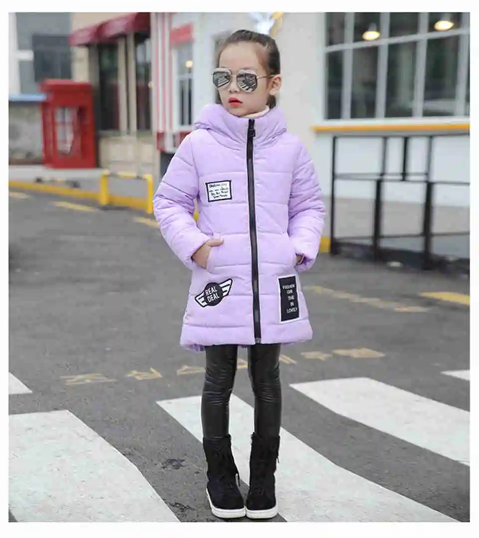 Г. Осенне-зимняя куртка для девочек, детская стеганая Верхняя одежда длинные утепленные парки с хлопковой подкладкой одежда для детей Детское пальто