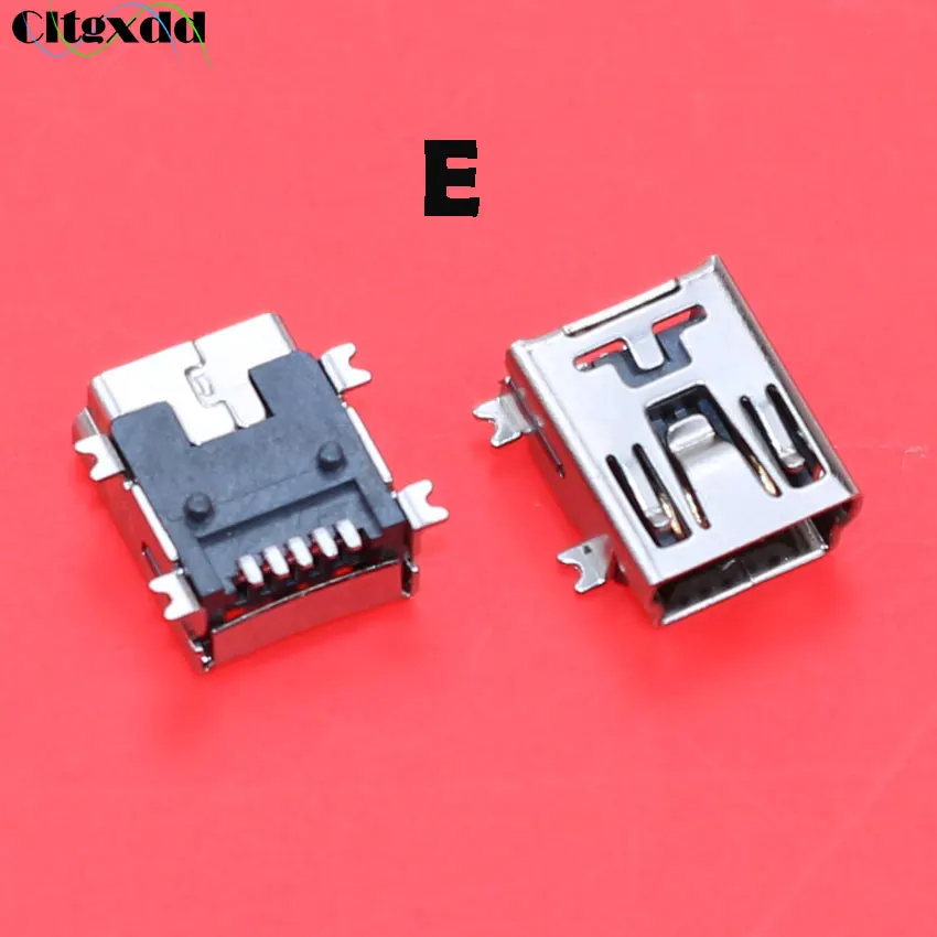 Cltgxddd 10 шт. женский мини usb Тип B 5pin 8pin 10 Pin SMT SMD Jack Разъем Запасные части для старого мобильного телефона MID MP3 MP4