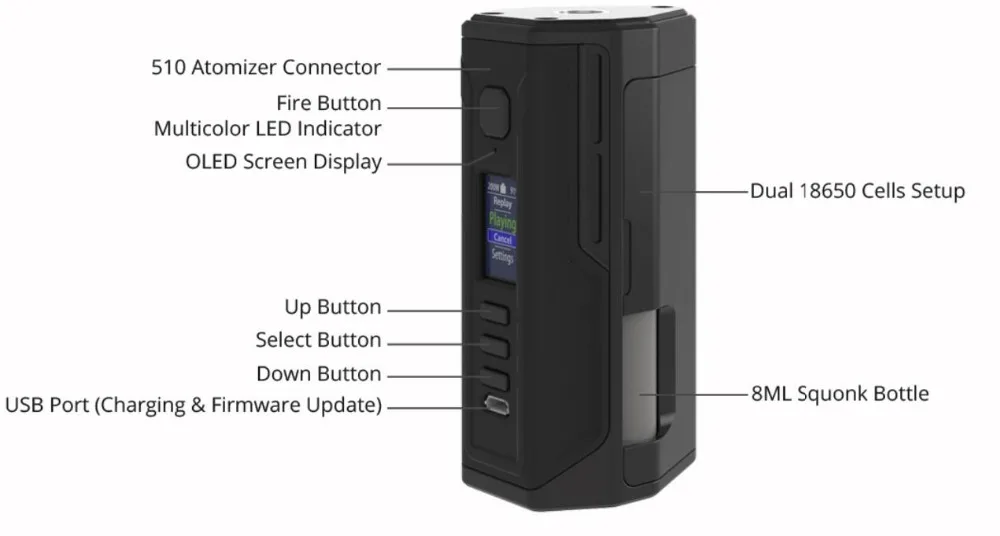 Lost Vape Drone BF DNA250C Mod-8