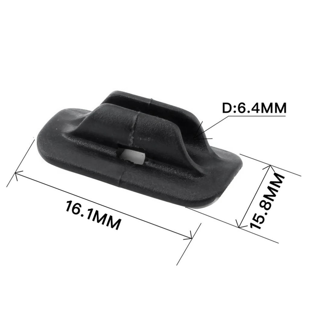 4pcs Bike Bicycle Motorbike Hydraulic Oil Cable Guide Adhesive Base Clips Brake Shifter Lines Housing Zip Tie