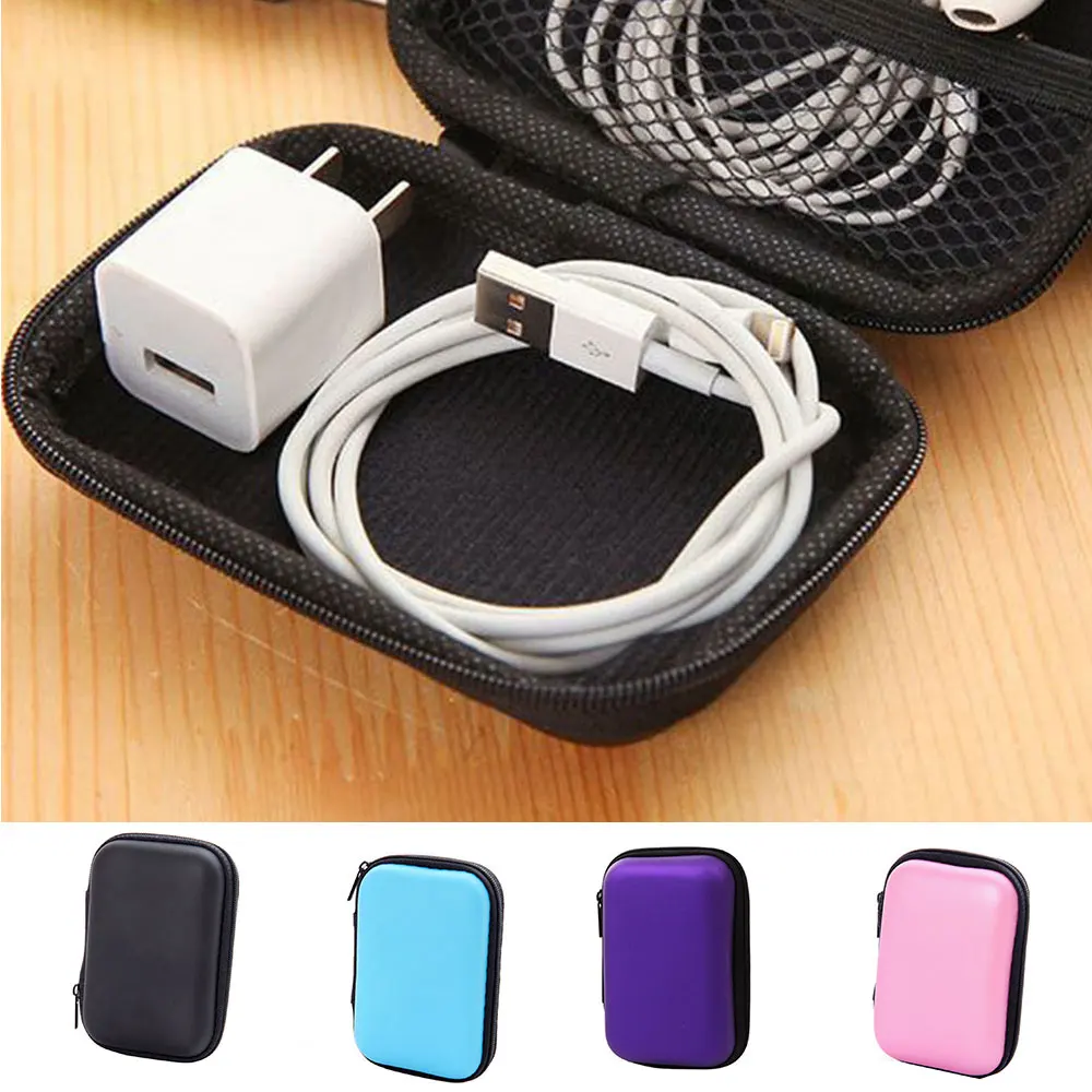 

Digital Storage Bag Mobile Phone Data Cable Charger Fingertips Packaging Zipper Mini Bag Portable Zip Lock Organizer case