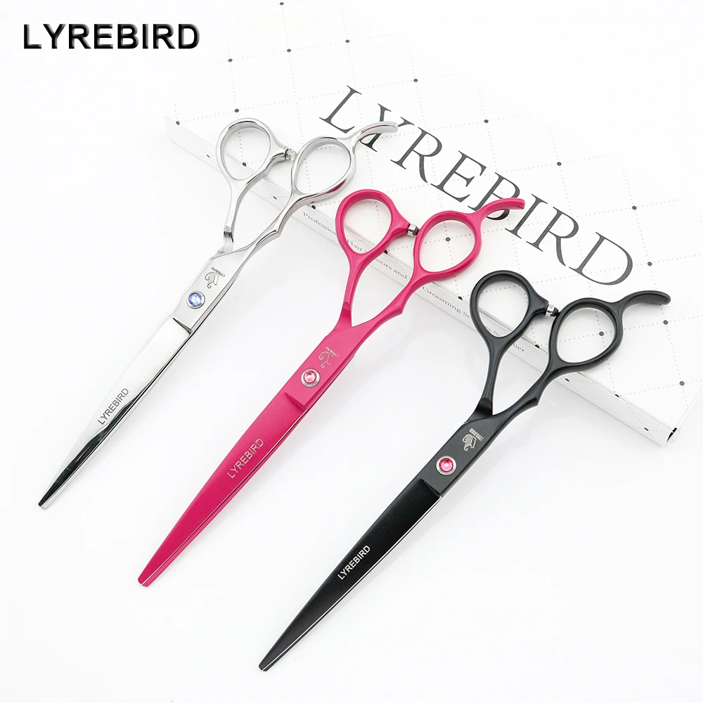 pink hair cutting shears