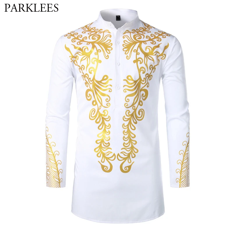 WSPLYSPJY Mens African Dashiki Print Dress Shirt Slim Fit Long Sleeve Button Down Shirt WSPLYSPJY Mens African Dashiki Print Dress Shirt Slim Fit Long Sleeve Button Down Shirt