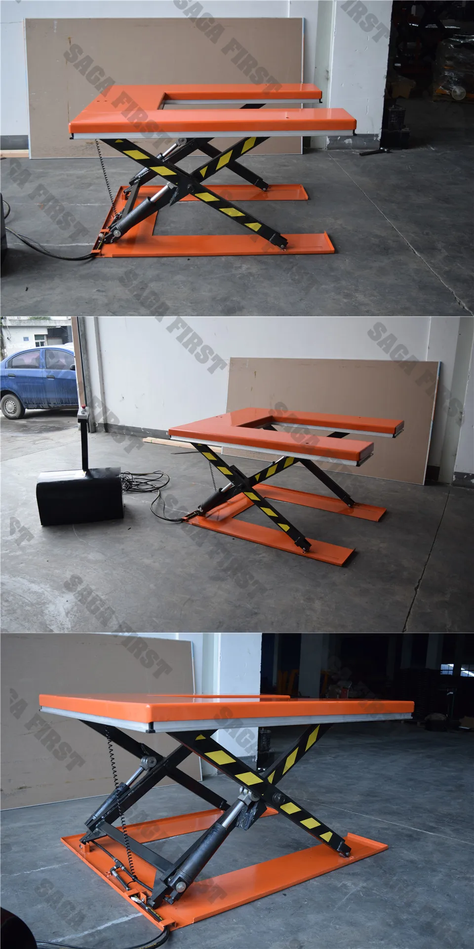 u shape scissor lift 2