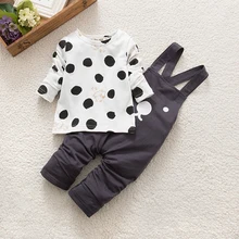 Джинсовые комбинезоны для маленьких мальчиков и девочек г., Осенние однотонные повседневные джинсовые комбинезоны с бабочкой и пуговицами со средней талией детские штаны, 4ov018