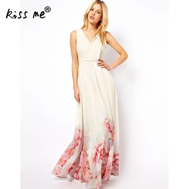 floor length beach dresses