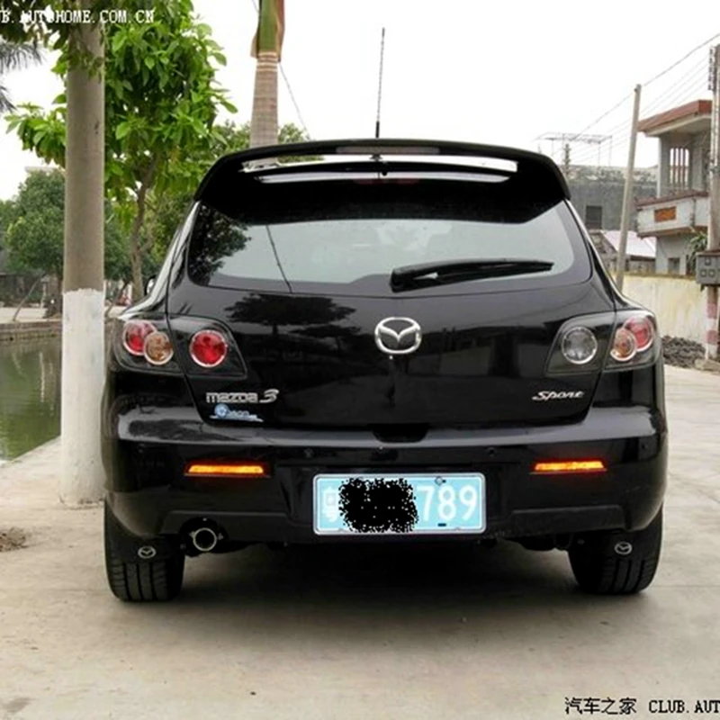 Спойлер для Mazda 3 высококачественный АБС пластик праймер на заднее крыло