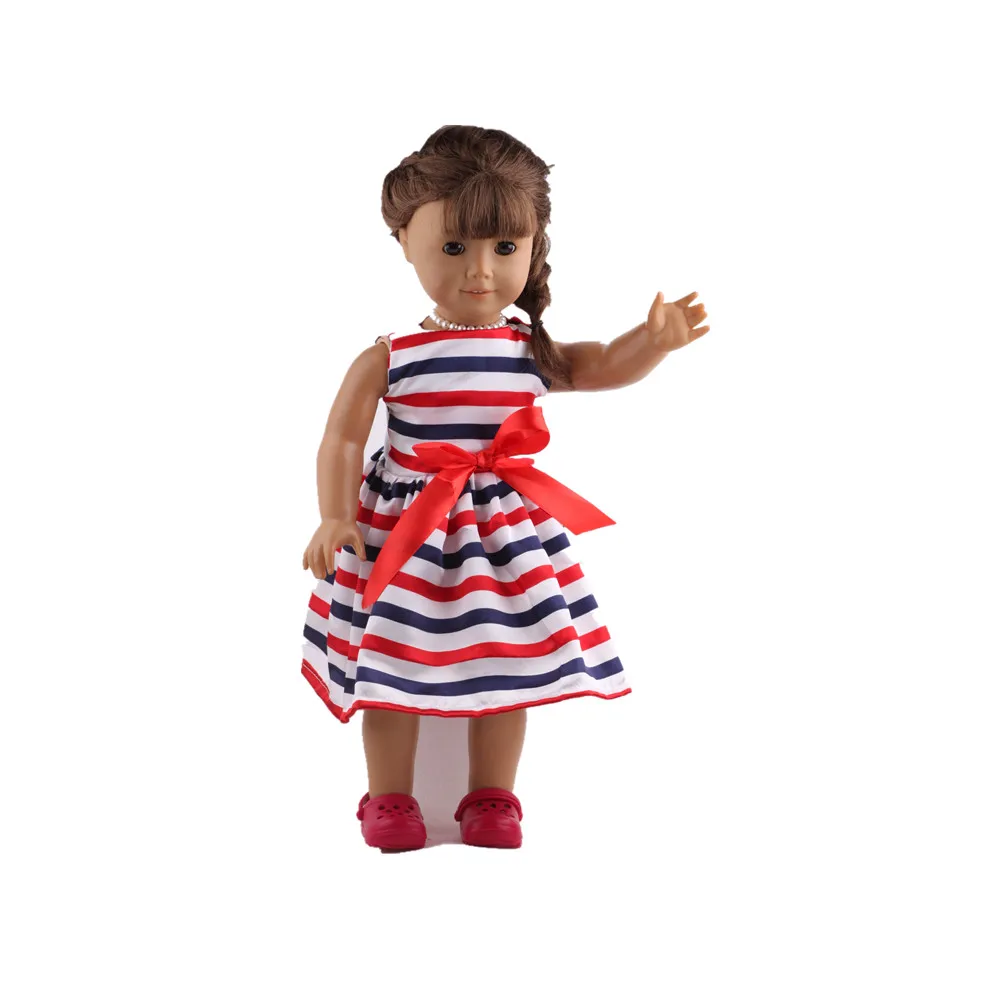 

Free shipping!!! hot 2014 new style Popular 18 inches" American girl doll clothes/dress 1236