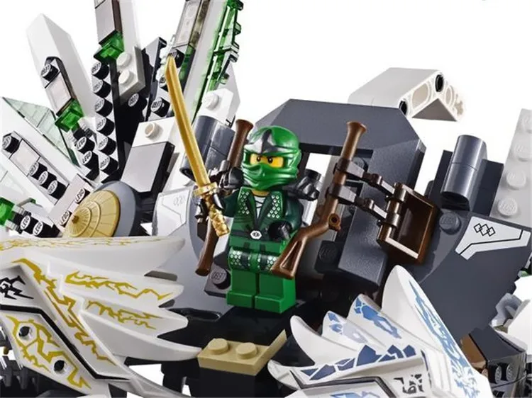 LELE 79132 Ninja legoe ninjagoes Армагеддон Эпический дракон битва 959 шт. наборы строительных