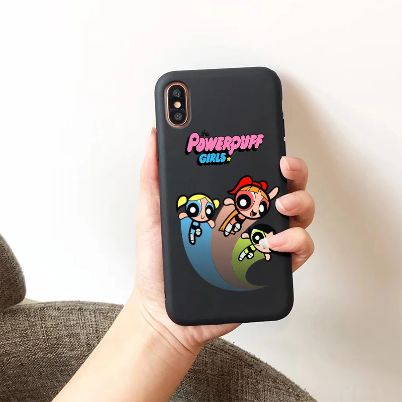 Powerpuff girls buttercup bubbles мягкий силиконовый карамельный цвет чехол для мобильного телефона для iPhone 11 X XR XS MAX 6 7 8 plus 6s - Цвет: H-5744