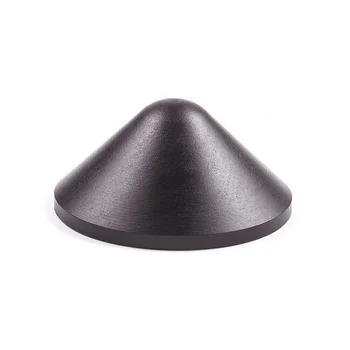 

43mm Ebony Wood Speaker Spike Loudspeaker Box Amplifier Shockproof Base Stand Isolation Round Head Feet Nail #2