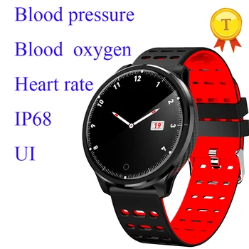

2019 smartband blood pressure blood oxygen heart rate monitor ip68 waterproof UI Screen fitness tracker smart band wristband