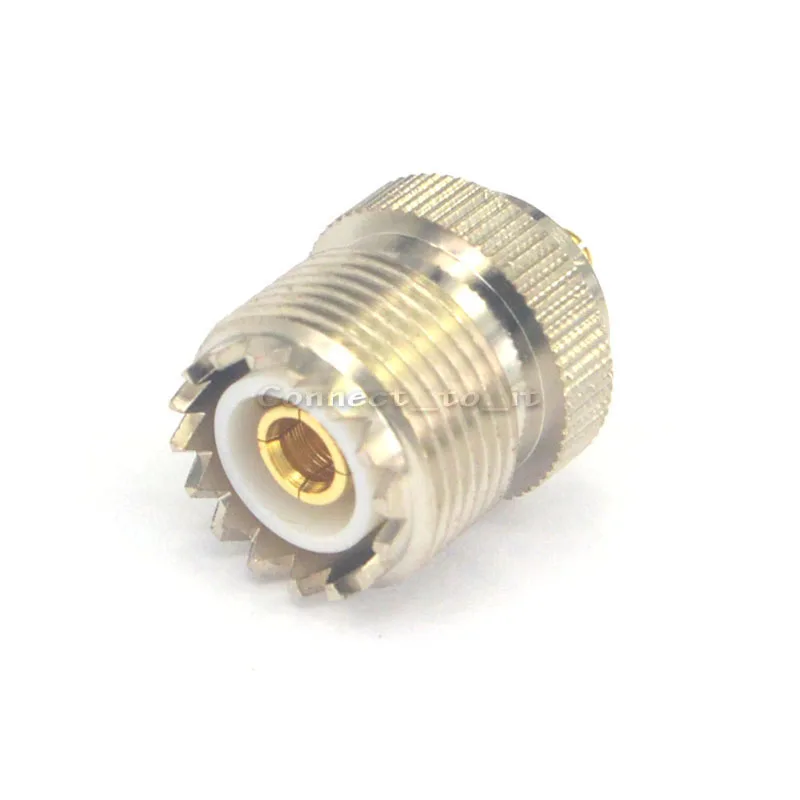 

100 Pieces shipping by DHL UHF-MCX Adapter UHF SO239 female jack to MCX male plug pin for RADIO Antenna