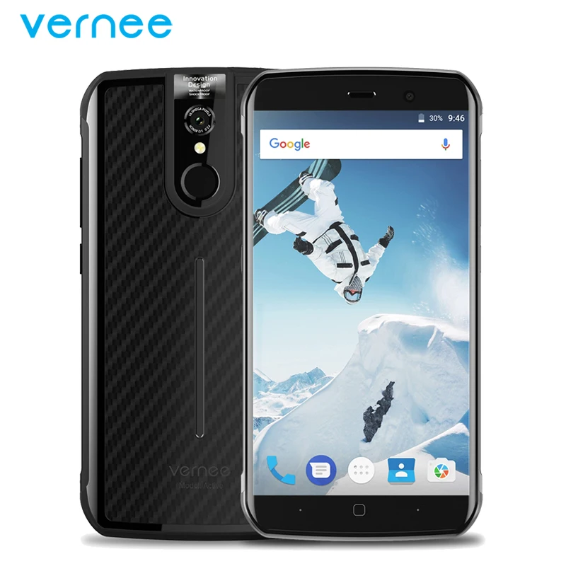 Original Vernee Active Waterproof IP68 Mobile Phone 5 5 inch 6GB RAM 128GB ROM MTK6757 Octa