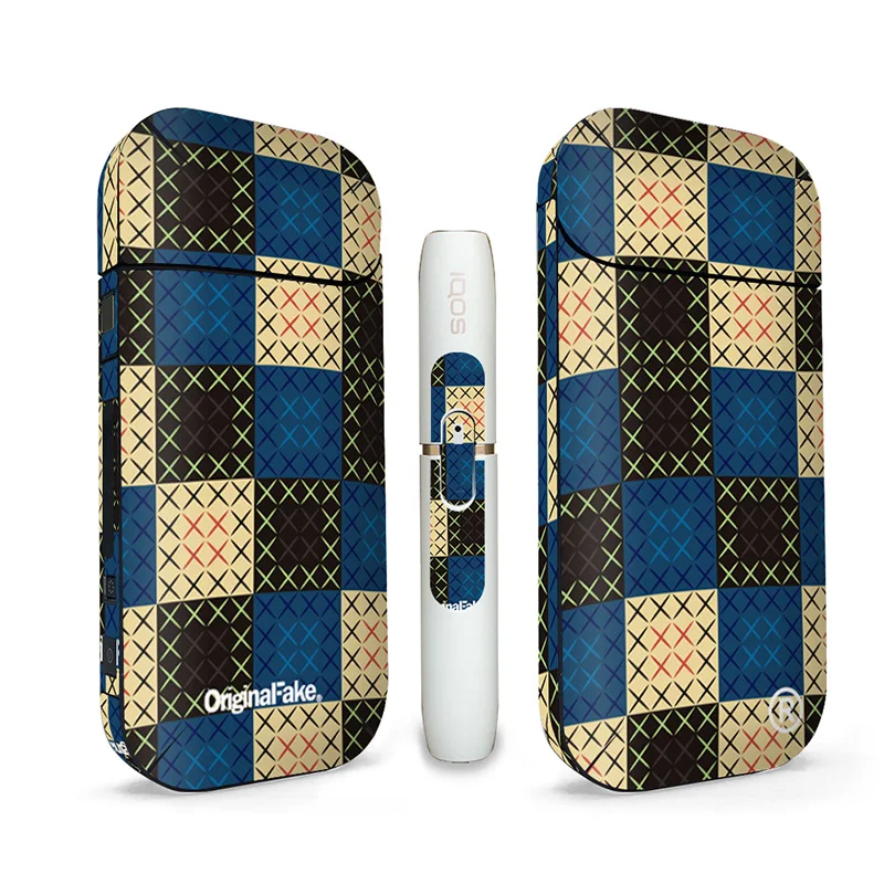 2018 новый стиль Ambrose Vape IQOS стикер полосатый рисунок кожа 15 цветов в