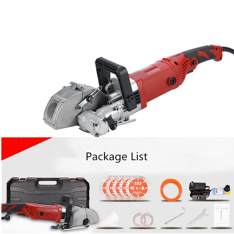 

VEVOR Machine Powerful Electric Wall Chaser Groove Cutting Machine Wall slotting Steel Concrete 220v