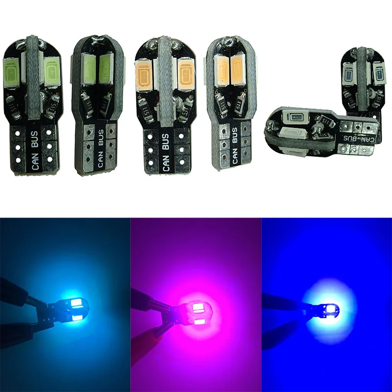 Светодиодная автомобисветильник лампа Canbus T10 8smd 5630 5730 без ошибок OBC W5W 194 SMD 2 шт. |