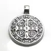 Newest 30mm 316L Stainless Steel Saint Benedict of Nursia CSPB CSSML NDSMD Christianity Catholic Church Jesus Pendant 3