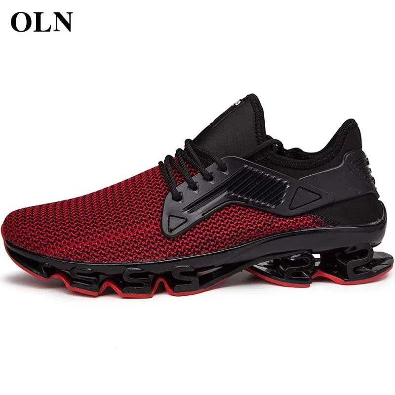 

OLN Man Brand High quality fabric breathable Men Running Shoes Outdoor Athletic Men Sneakers Outdoor Jogging Sport Shoes For Men