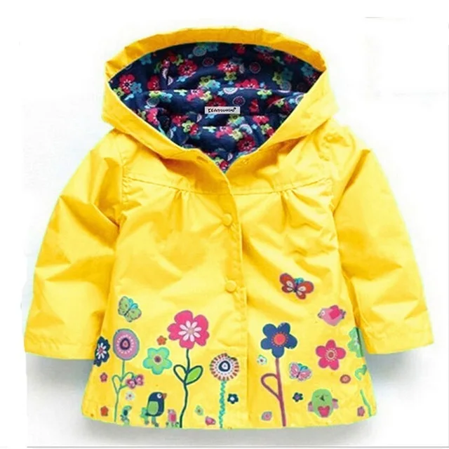 НОВЫЕ куртки для девочек, пальто для мальчиков, детский зимний плащ с капюшоном, ветрозащитная детская одежда, детская одежда - Цвет: as picture