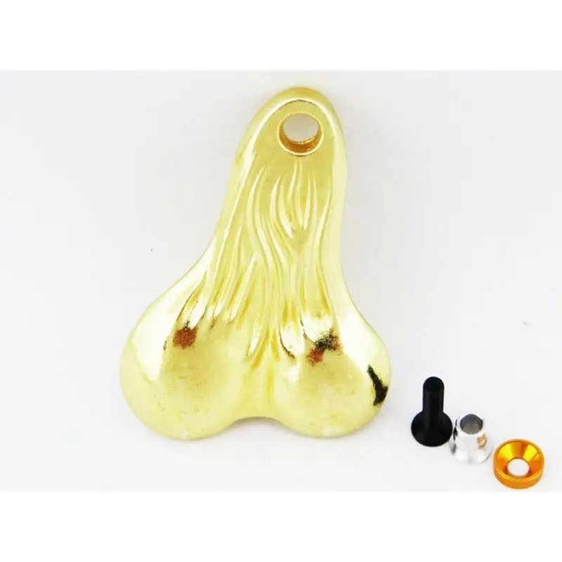 

Hot Racing ACC6904 1/10 Scale Metal Dangler Balls Truck Nuts (Gold)(toy)