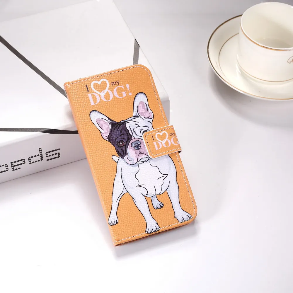 Милый чехол для телефона с рисунком книги для Xiaomi Redmi 4X 5A 5 Plus Note 4 6 Pro флип-чехол из искусственной кожи с ремешком