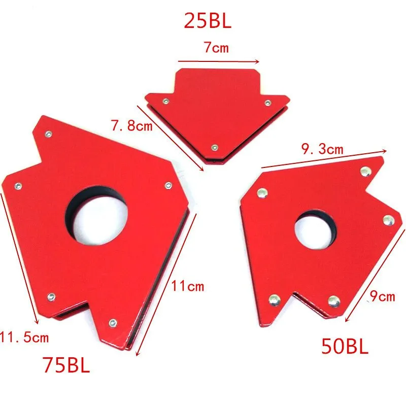 

1pc 75Lb Magnetic Welding Holder Arrow Shape Multiple Angles Holds Up to for Soldering Assembly Welding Pipes Installation