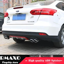 Для Ford Focus ABS задний бампер диффузор защитные бамперы для 2013- фокус тела набор бампер задний спойлер