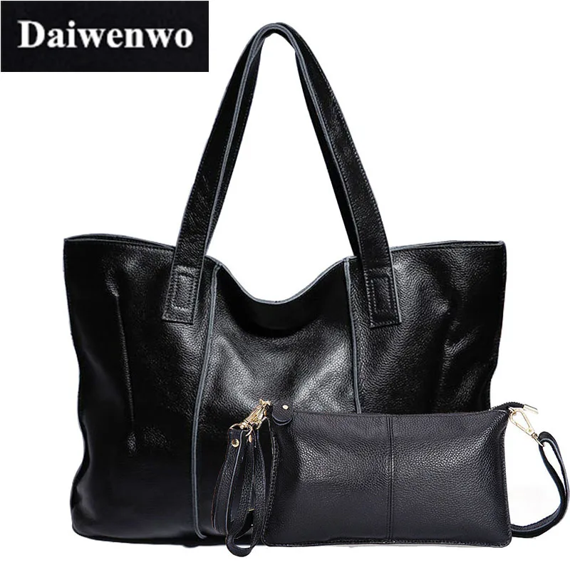 2Pcs font b Set b font Vintage font b Handbags b font Women Messenger Bag Female
