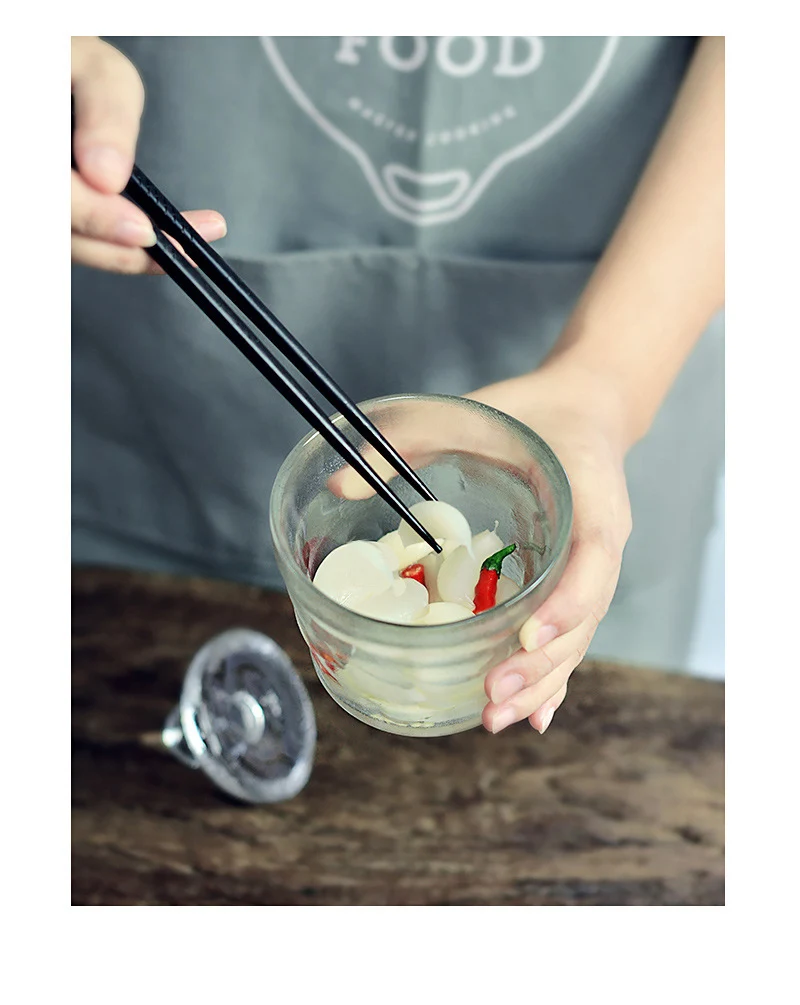 Японский толстый стеклянный бак для соленья, жесткая банка для соленых огурцов, маринованная тернипа, бутылка для грудничков, кимчи, банки, соль, огурец, морковь, инструмент для хранения