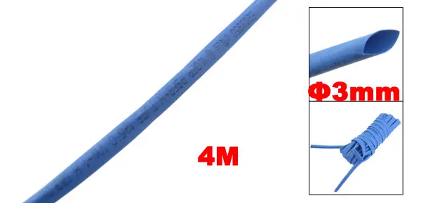 Uxcell Od 3 мм Диаметр Соотношение 2:1 термоусадочная трубка желтая длинная. | 10 м | 2 м | 4 м | 5,6 м | 6 м | 9 м
