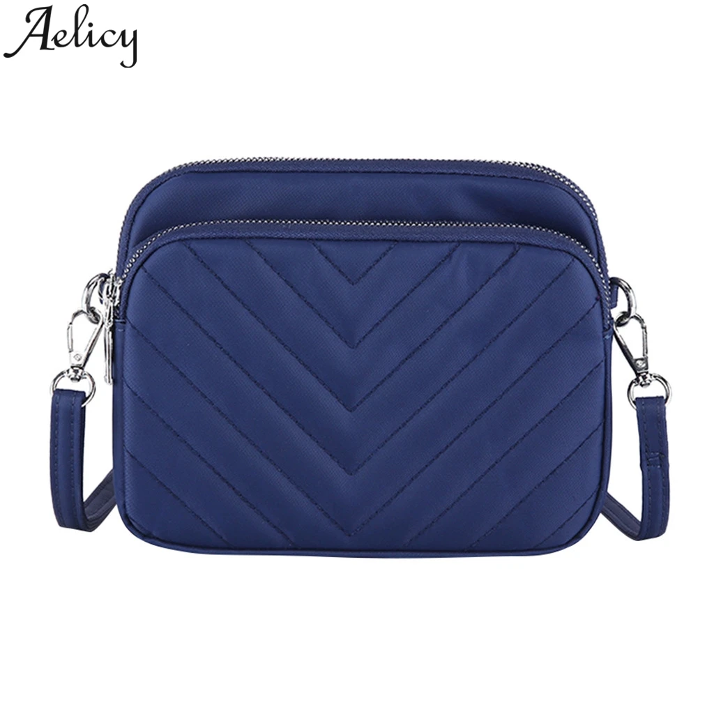 Aelicy الأزياء عالية الجودة الأزياء النايلون السيدات حقائب كتف حقيبة صغيرة للنساء حقيبة ساع Crossbody حقيبة يد
