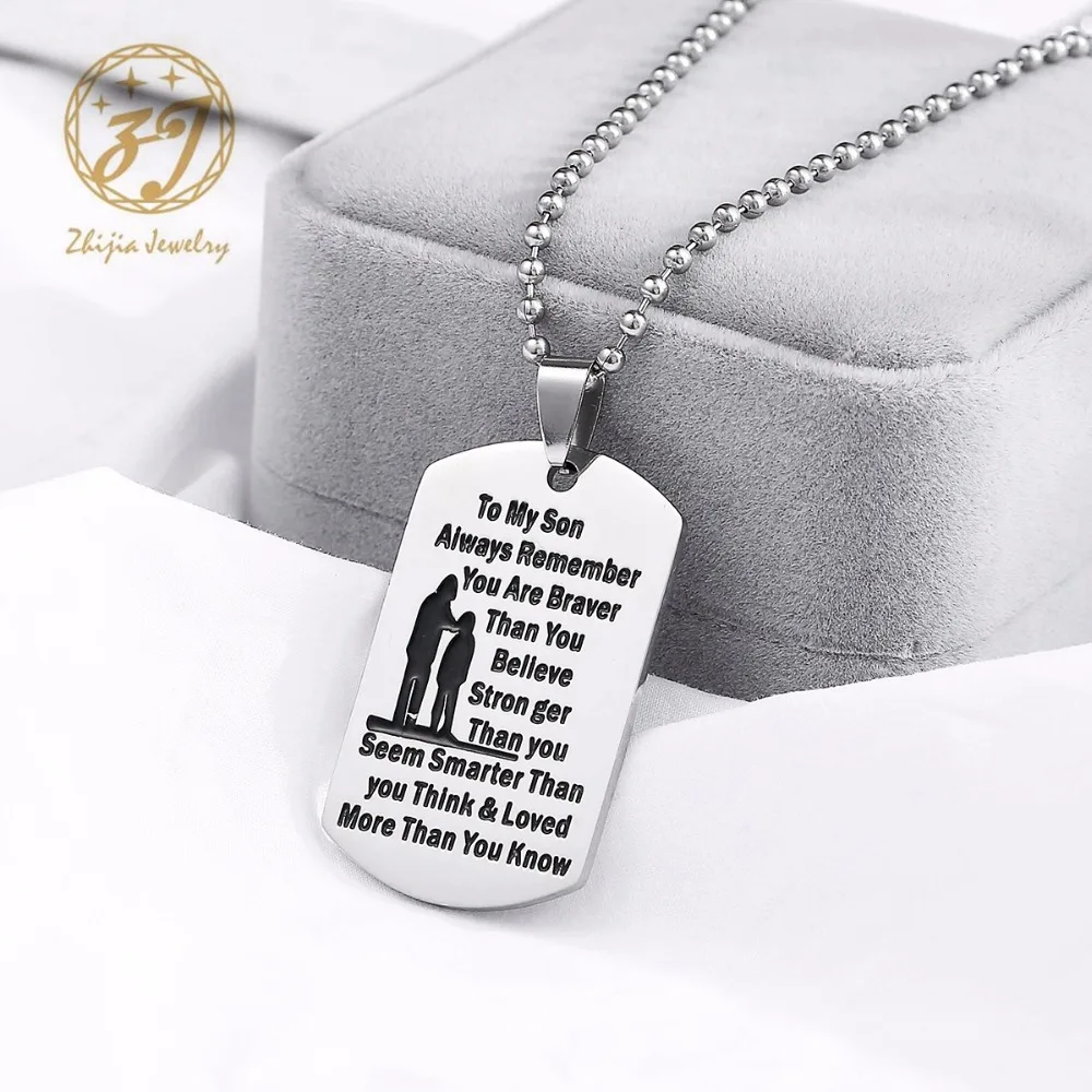 personalized dog tags for son