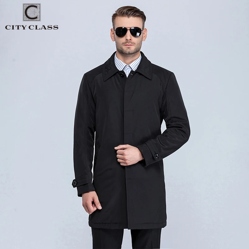 CITY CLASS New Mens Autumn Coats Fashion Casual Classic Trenchs Fit Turn-down Collar Jackets Coats Free Shipping For male 1061-1