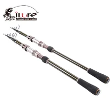 Высокоуглеродистая телескопическая удочка 2,1 М 2,4 М MH Action Удочка приманка 7-20 г линия 8-17lbs