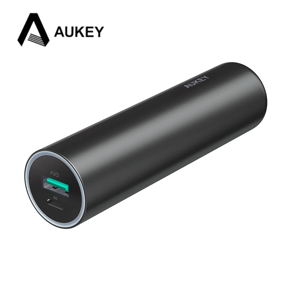 bilder für AUKEY 5000 mAh Power Bank Mobiles Externe Batterie Li-polymer Zylindrischen Power Blitz eingangs Tragbare Ladegerät für Handy bilder für AUKEY 5000 mAh Power Bank Mobiles Externe Batterie Li-polymer Zylindrischen Power Blitz eingangs Tragbare Ladegerät für Handy