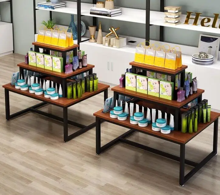 

Clothing store high and low platform shopping mall display stand handbag and shoes rack running water table window nakashima .