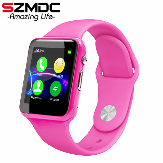 Cheap SZMDC Bluetooth Smart Watch A1 Support SIM TF Cards For Android IOS Phone Children Camera Women Bluetooth Watch With Russia