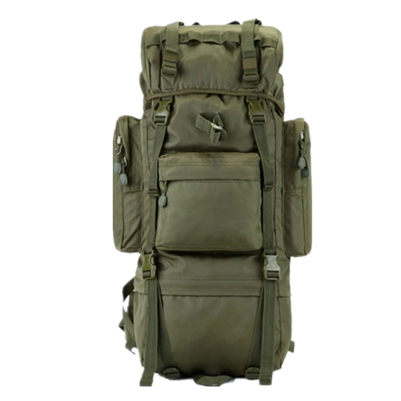 

Tactical 65L 600D Nylon High Capacity Durable Canvas Army Backpack Bag Military Sports Shoulder Bag for Hiking Camping Travel