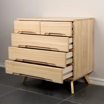 

Living Room Cabinets Solid wood side cabinet Nordic storage cabinet muebles de sala cassettiera meuble rangement Home Furniture