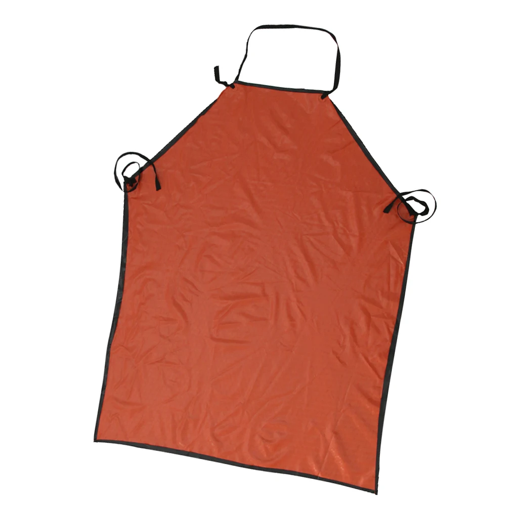 Waterproof PU Leather Apron Oi-proof Cooking Kitchen Cooking for Lab Work Butcher Dog Grooming Cleaning Men Women